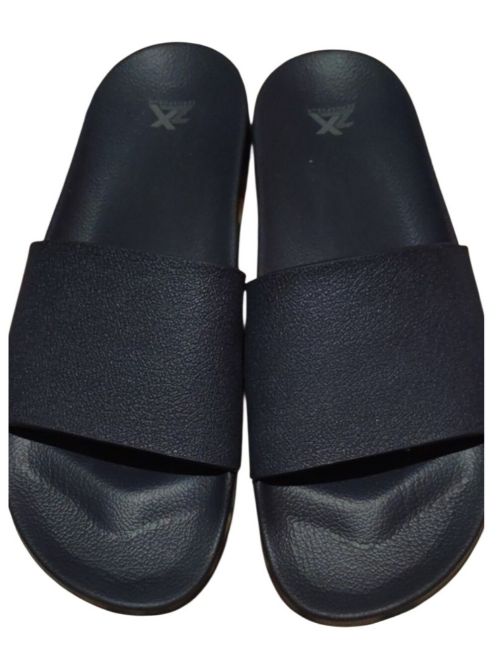 Men's Blue Slide Sandals - Comfortable Everyday Slip-Ons Size 13